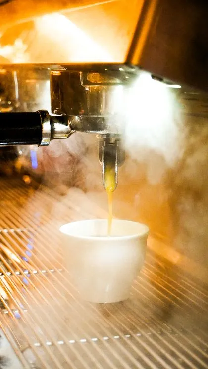 Préparation d'un café espresso